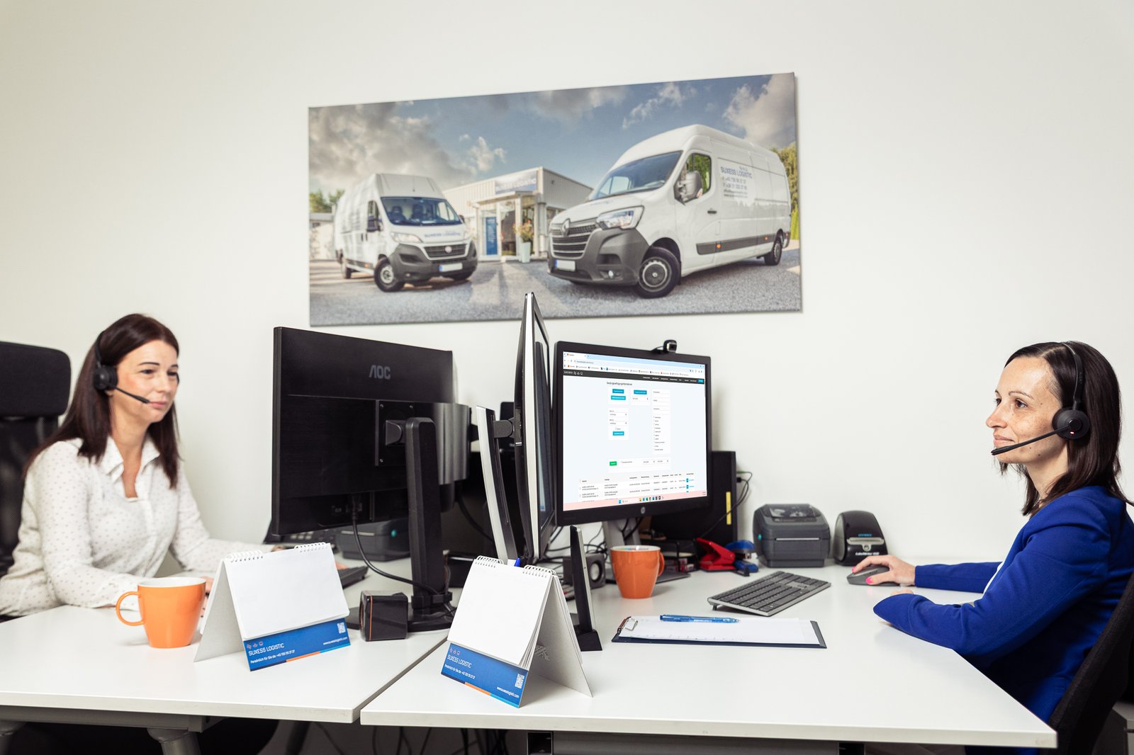 Customer service in the SUXESS LOGISTIC office
